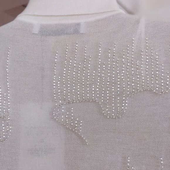 Zara Beaded Sweater Shirt - MEDIUM - Picture 5 of 7